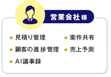 建築・施工業様のシステム導入例